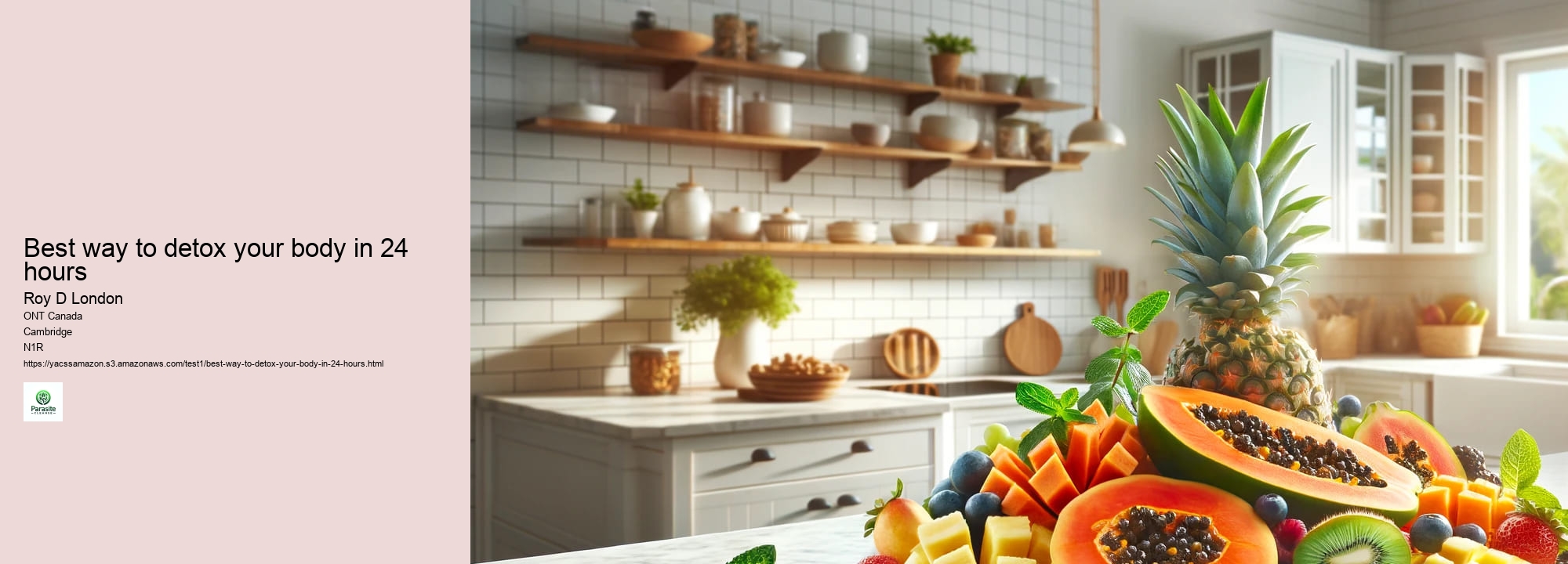 best way to detox your body in 24 hours